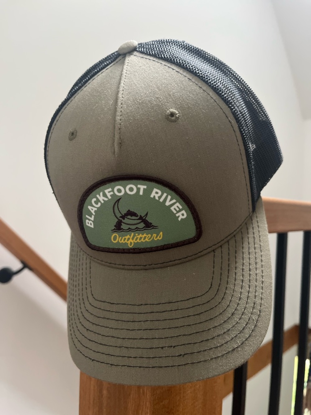 Blackfoot River Outfitters Hat - Olive & Black